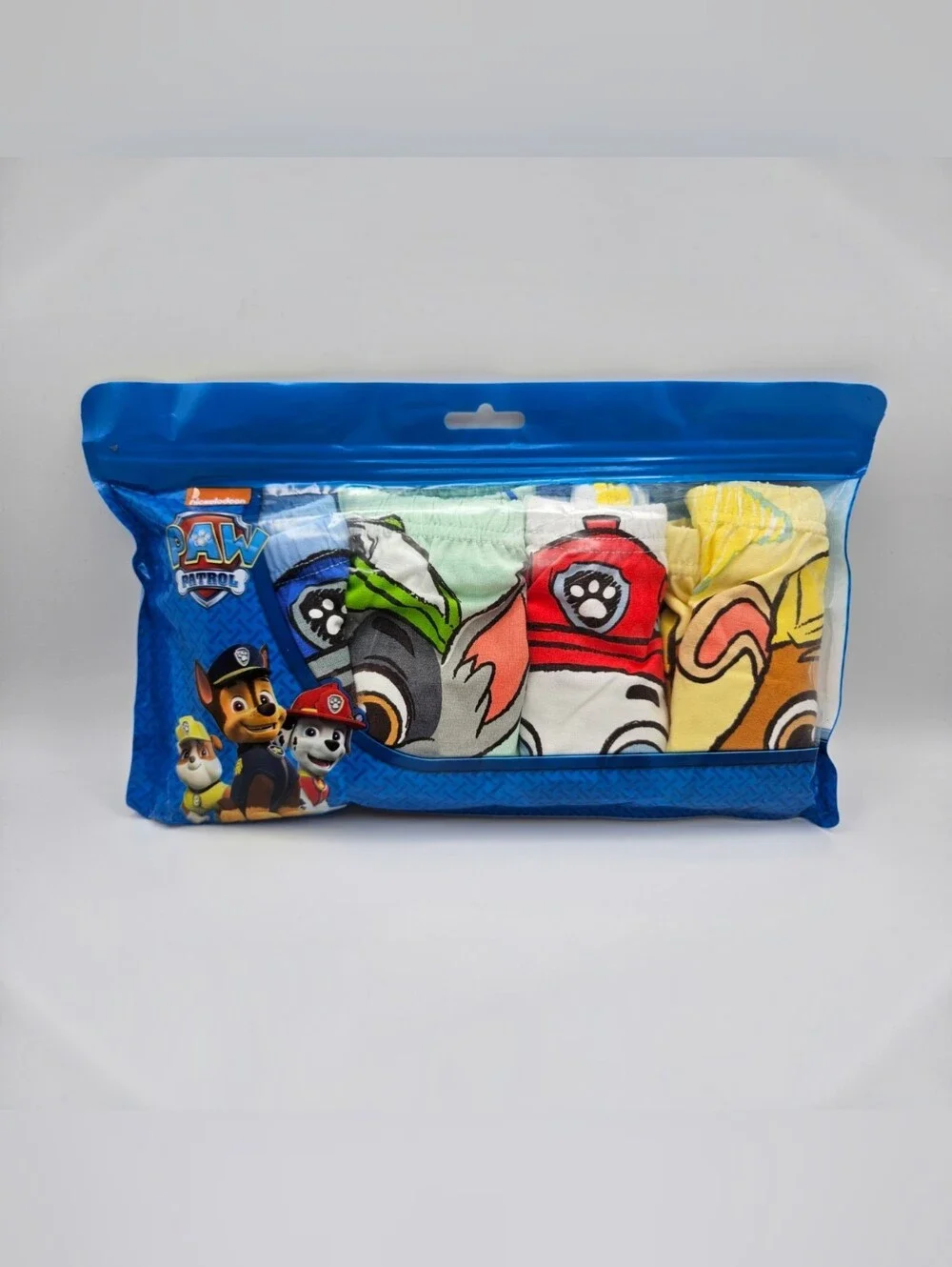 Kids Paw Patrol Striped Boxer Briefs 4 Pack Toddler Cotton Underwear 3T & 4T
